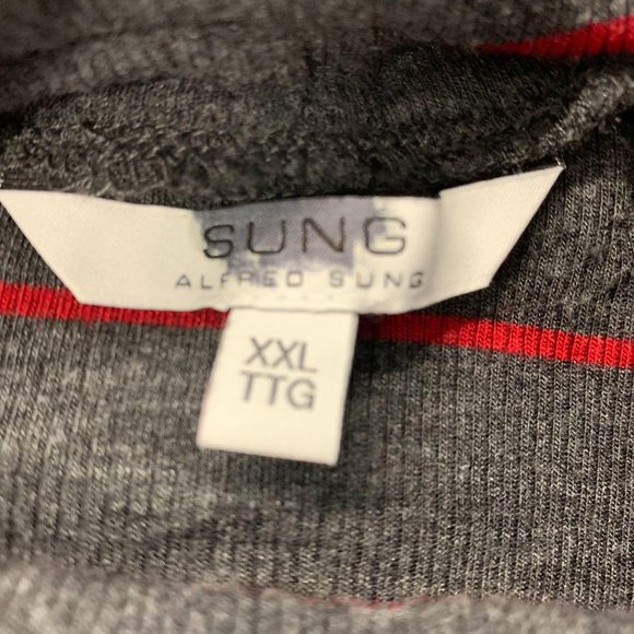 Alfred Sung Turtleneck Shirt Women’s Size XXL Gray - Picture 4 of 5